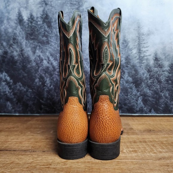 NWOT Ariat Cobalt XR PRO Western Hunter Green Boots | Women's 9B - Picture 6 of 8